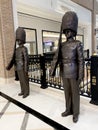 China Macao Macau Londoner Hotel Royal Guard on Stilts Crystal Palace British Guards Queen`s Life Guard Sculpture Stylish Interior Royalty Free Stock Photo