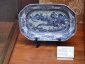 China Macau Qing Qianlong Antique Porcelain Plate Delft Museum Vintage Retro Macao Portuguese Azulejo Ceramic Chinese Utensil