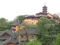 China Nanjing City, famous tourist attractions jimingsi.