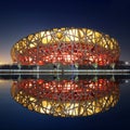 China National Olympic Stadium * Royalty Free Stock Photo