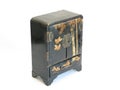 China old black casket