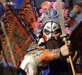 China opera actor with facial painting