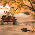 China painting style landscape