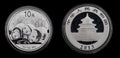 China Panda silver coin 2013 from 1 oz 999iger silver