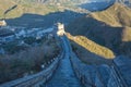 China, Pekin, China wall, sunset, history. 2016 Royalty Free Stock Photo