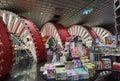 China Qianhai OCT Shenzhen Zhongshuge Bookstore Interior Design Books Spiral Tunnel Storage Shelf Kaleidoscopic Dramatic