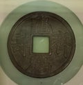 China Qin Dynasty Palace Money Numismatics Ancient Chinese Currency Empire Round Lucky Cash Brass Coin Calligraphy Antique Coinss