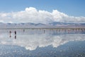 China Qinghai Chaka Salt Lake scenery Royalty Free Stock Photo