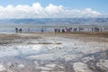 China Qinghai Chaka Salt Lake scenery Royalty Free Stock Photo