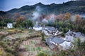 China quaint old rustic village field Royalty Free Stock Photo