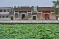 China quaint old rustic village school Royalty Free Stock Photo