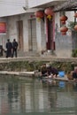 China quaint old rustic village life style