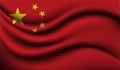 China Realistic waving Flag Design