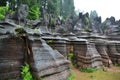 China Red Stones Park nature forest landscape