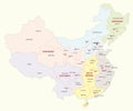 China regions map