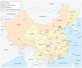 China regions map