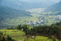 China rural field landscape