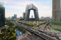 China`s Beijing City, a famous landmark building, China CCTV CC