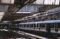 China`s chongqing metro circle line is hurtling along Royalty Free Stock Photo