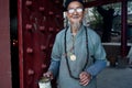 China's ethnic minorities, the Yi old lady