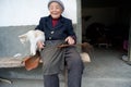 China's ethnic minorities, the Yi old lady