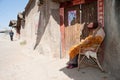 China's ethnic minorities, the Yi old lady