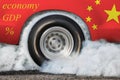China`s growing economy shifting the trends globally Royalty Free Stock Photo