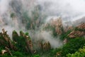 Chinas huangshan mountain scenery