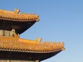 China's imperial palace double eaves Royalty Free Stock Photo