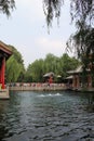 China`s Jinan City, Shandong province, baotu Spring Park Royalty Free Stock Photo