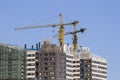 Buildings under construction in China Royalty Free Stock Photo