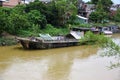 China's remote village. Home of the old boats