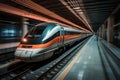 China\'s sleek high-speed train, a symbol of modernization and technological progress