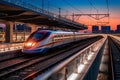 China\'s sleek high-speed train, a symbol of modernization and technological progress