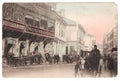 Vintage postcard. Shanghai street scene