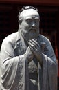 China, Shanghai: Confucius temple; sculpture Royalty Free Stock Photo