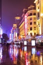 China Shanghai Nanjing Rd Vert Royalty Free Stock Photo