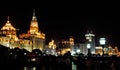 China, Shanghai; night view of the bund Royalty Free Stock Photo