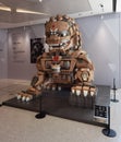 China Shenzhen Shopping Mall Robot Lion Guards Chinese Martial Arts Kung Fu Model Display Mechanical Creature