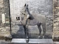 China Sichuan Chengdu Antique Mansion Decorative Pattern Crafts Stylish Brick Wall Horse Mural Exterior Design Element