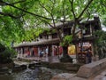 China Sichuan Chengdu Countryside Village Huanglongxi Ancient Town Chinese Garden Tree Green Nature Architecture Cultural Heritage