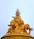 China Sichuan Chengdu Mount Emei Ten-faced Puxian Stupa Maitreya Daxiong Bodhisattva Samantabhadra Jinding Golden Summit Huazang T Royalty Free Stock Photo