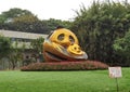 China Sichuan Chengdu Research Base Entrance Chubby Giant Mother Love Panda Sculpture Cub Outdoor Bamboo Forest Park baby pandas