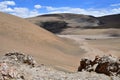 China, small mountain valley on the Tibetan plateau