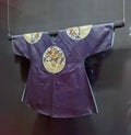 Beijing National Palace Museum Qing Emperor Kangxi Ceremonial Robe Medallions Polychrome Clouds Golden Dragons