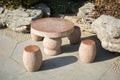 China stone stool