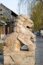 China stone lions