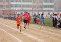 China: Student Track and Field Games / meter race