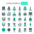 China Symbols , Pixel Perfect Icons