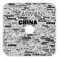 China Taiwan Conflict Header Background Illustration